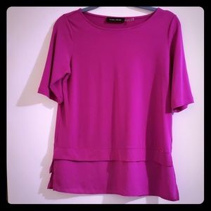 Fuschia office shirt